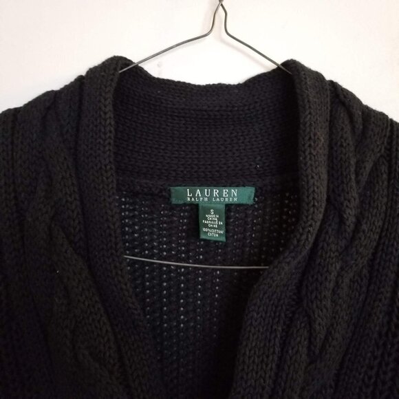 Lauren Ralph Lauren Cable Knit Oversize Sweater Sm - Picture 8 of 8